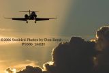 EWS LLCs Gulfstream Aerospace GV-SP (G-550) N235DX sunset corporate aviation stock photo #SS06_1641H