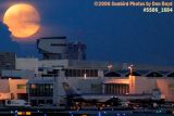 2006 - Moon over Miami - full moon rising over Miami International Airport aviation stock photo #SS06_1684