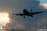 US Airways A319-112 N708UW airline sunset aviation stock photo #US06_1654