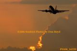 American Airlines B737-823 takeoff at sunset airline aviation stock photo #SS06_1622H