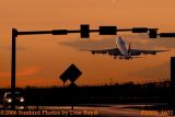 Lufthansa B747-430 takeoff at sunset airline aviation stock photo #SS06_1632