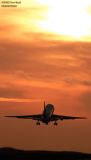 Hawaiian Airlines DC10-30 N140AA (ex N81NA) sunset airliner aviation stock photo