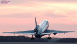 Hawaiian Airlines DC10-10 N153AA (ex N66NA) sunset airliner aviation stock photo