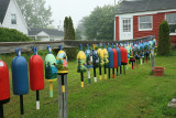 Im not much of a shopper when I travel, but I DID stop when I saw these buoys for sale in Bass Harbor.