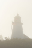 The sun was trying REALLY hard to come out when we got to Burnt Island.