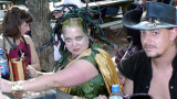 Darian prepares to win the costume contest