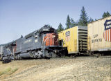 SSW 9392 westbound at Lakehead. August 1975
