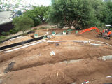 Septic system being installed