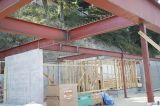 Master bath, garage to right