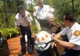 2008 - Bill Haast honored by Miami-Dade Fire Rescue Venom Response Unit