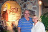 July 2008 - Don and Karen at the Rusty Pelican