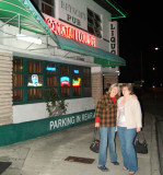 November 2008 - Brenda and Linda Mitchell Grother outside 61-year old Brysons Irish Pub in Virginia Gardens