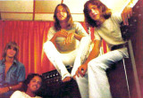 Charles Knight (center) with his buddies in 1973 prior to playing a gig at Shenandoah Junior High