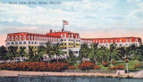 1920's - the Royal Palm Hotel on the Miami River at Biscayne Bay, Miami