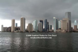 2008 - Brickell Key, the mouth of the Miami River and downtown Miami