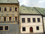 houses in the old town of banska stiavnica