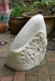 Carved tree for rear of stone