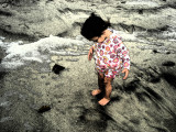 Hannahs first visit to the ocean