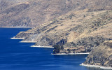 Deep blue waters of Titicaca Lake