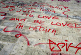 Words on the floor