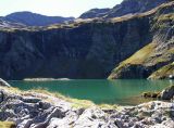 Lac dIsabe (1925 m) et pic de Sesques (2606 m)