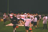 on the sideline