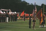 the team takes the field