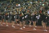cheerleaders and crowd