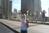 alex on michigan ave bridge