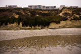 Sea Bluff condos, low tide,