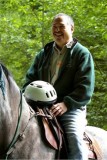 Olympic NF Superintendent Dale Hom enjoys his ride