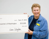 Jane Byram and the check
