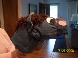 Shelly made a horse.JPG