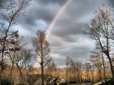 Rainbow over Isabels House