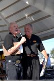 Dave Mc Clelland, Voice of the NHRA (left) and Barry McQuire (Right)
