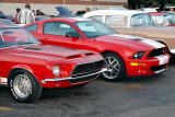 Original and 2006 Shelby Mustang GT500 side by side
