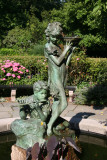 Secret Garden Memorial Statue & Bird Bath