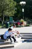 Morning Reading & Catching Some Sun