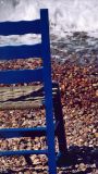 Chair on a beach in Patmos