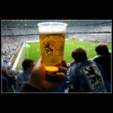 ... The wonderful beer before the start of the game ...