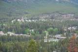 Part of Banff from Sulphur Mountain