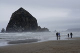 MISTY HAYSTACK ROCK