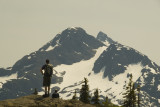 Views of Kings Peak from Crest Mountain