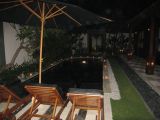 each villa has its own private pool