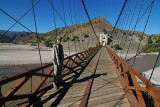Nathaniel on the Chuquisaca-Potosi foot bridge