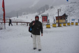 Nevando na Base do Cerro Catedral