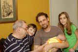 Vovô,Mateus,Papai,Mariana e Helena