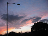 Sunset on Allen Pkwy