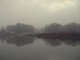Fog at the Boat Ramp
