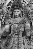 Intricate detail on warrior, Halebidu